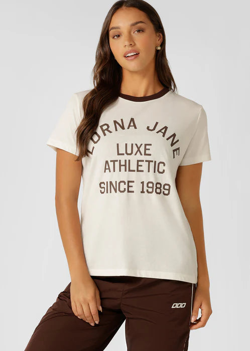 Lorna Jane Lotus Heritage Ringer T-Shirt