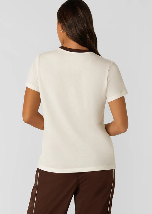 Lorna Jane Lotus Heritage Ringer T-Shirt