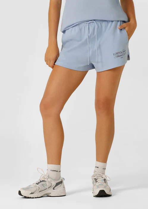 Lorna Jane Athletic Club Relaxed Shorts - Light Blue