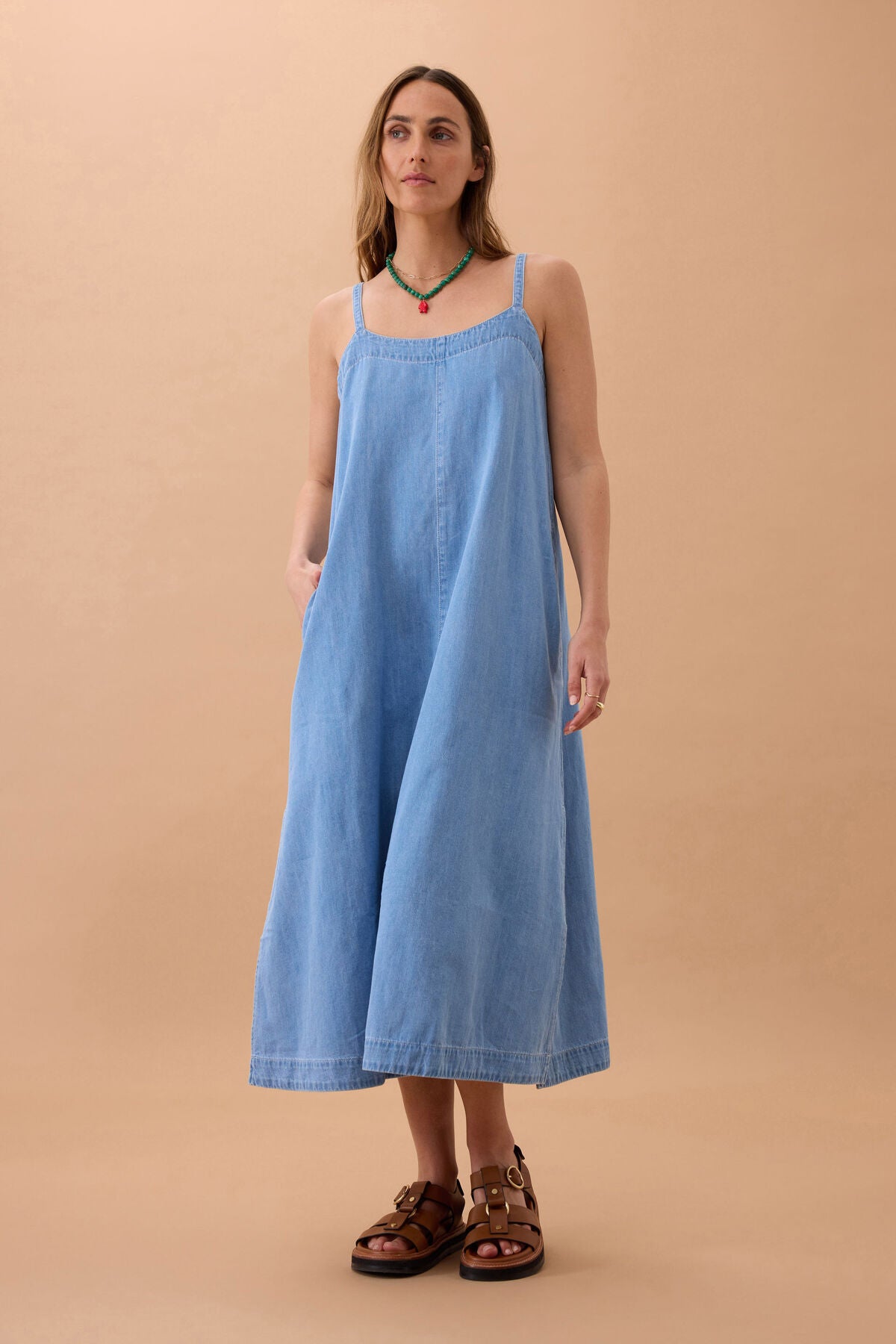 CERES Remy Strappy Midi Dress