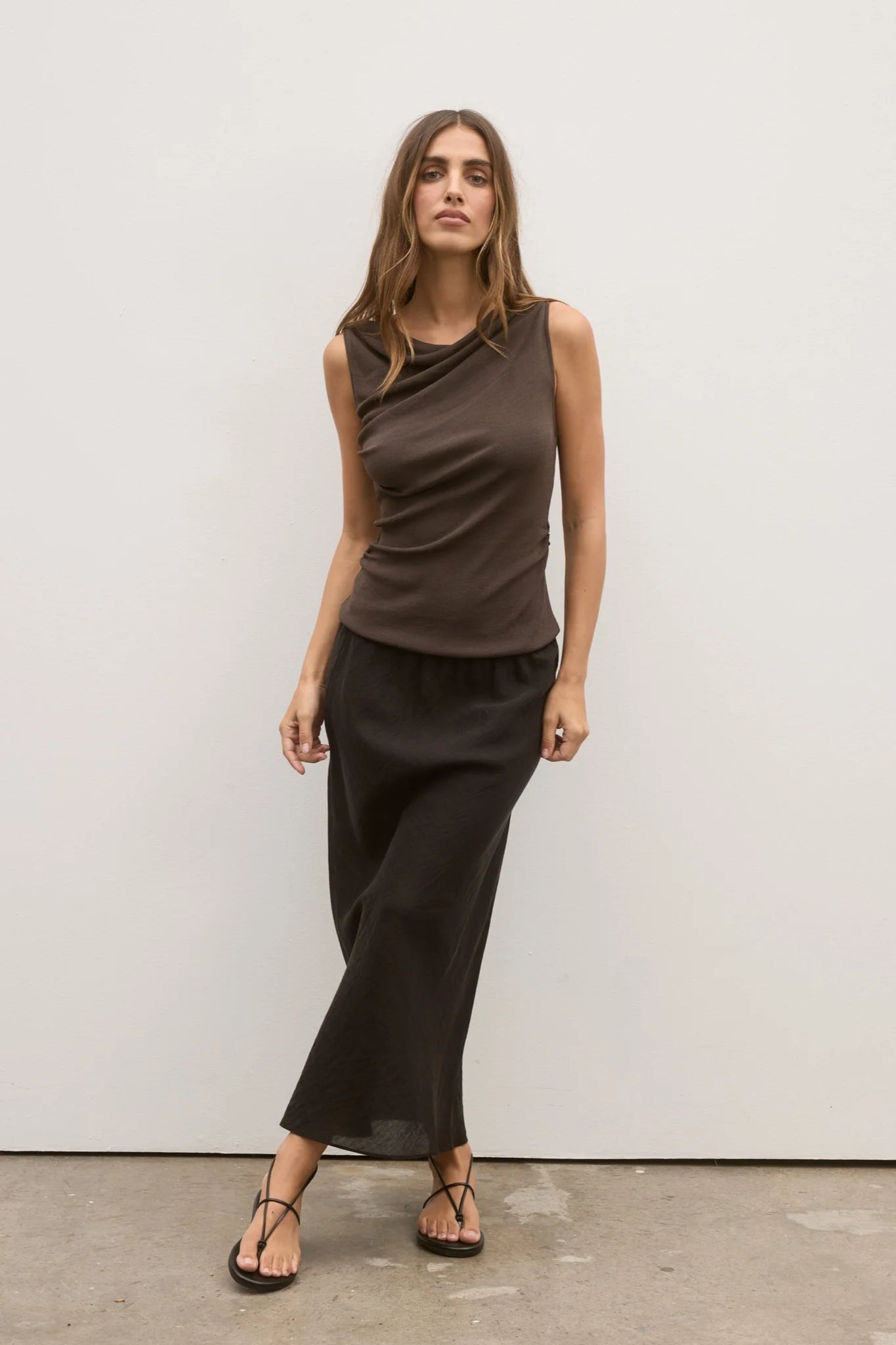 BAYSE MONET TOP - SLATE