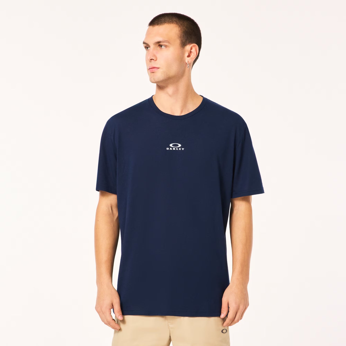 Oakley Bark SS Tee- Navy