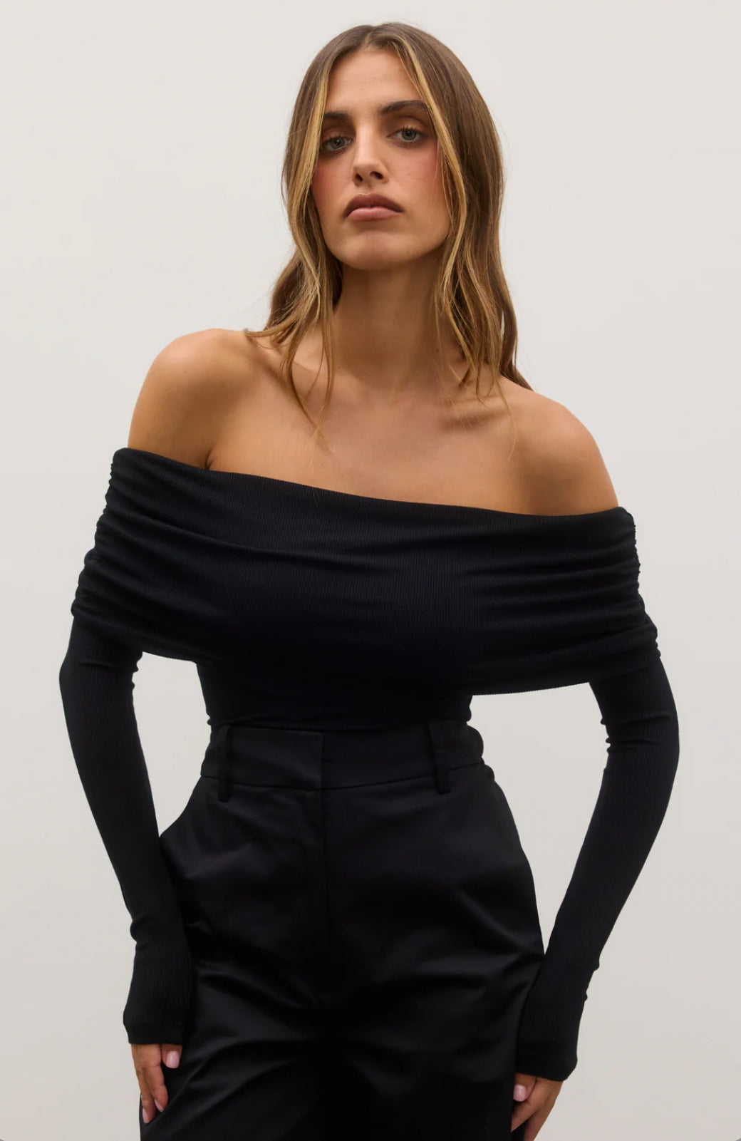 BAYSE Alessandra Top - Black