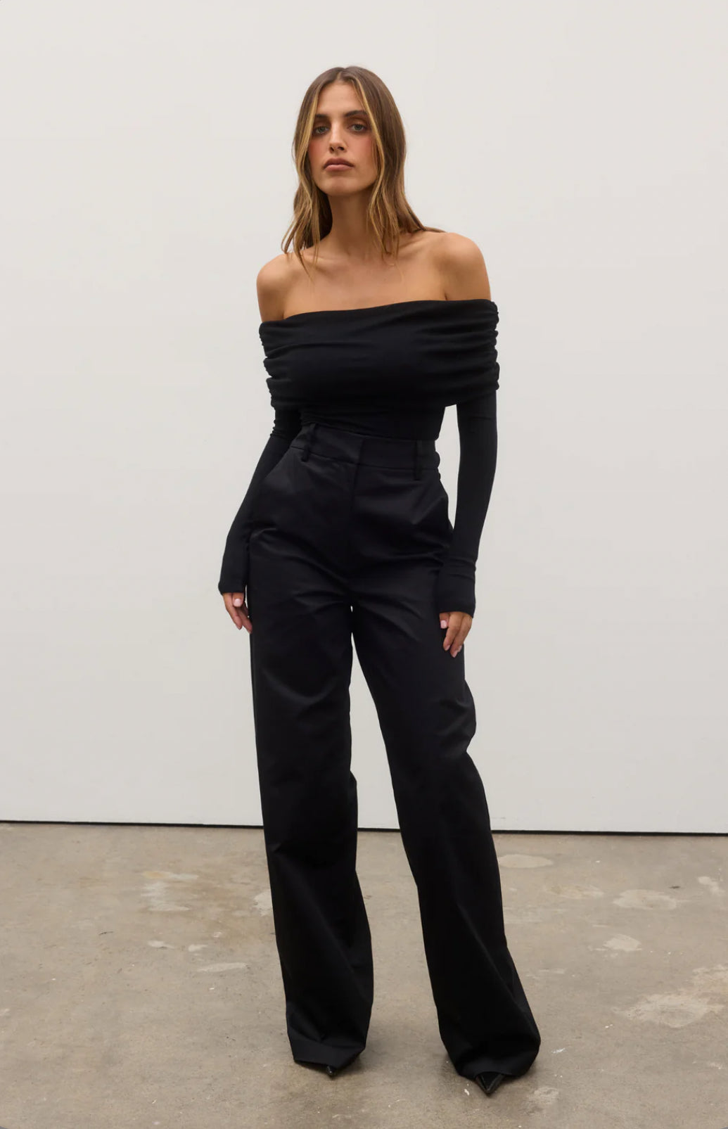 BAYSE Alessandra Top - Black