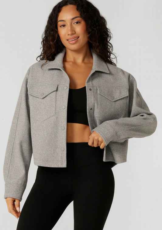 Lorna Jane Heritage Cropped Shacket