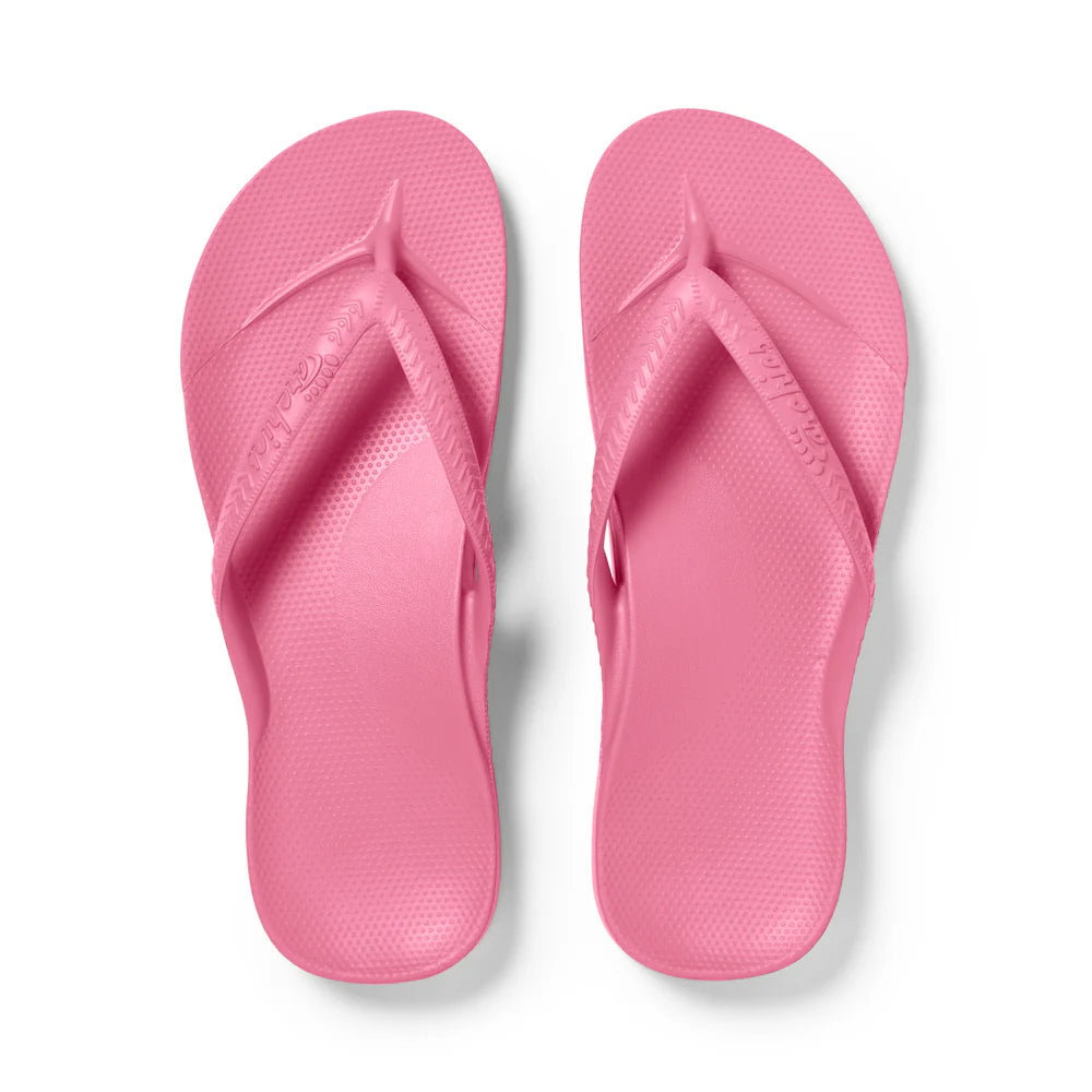 Hot Pink Arch Support Thongs