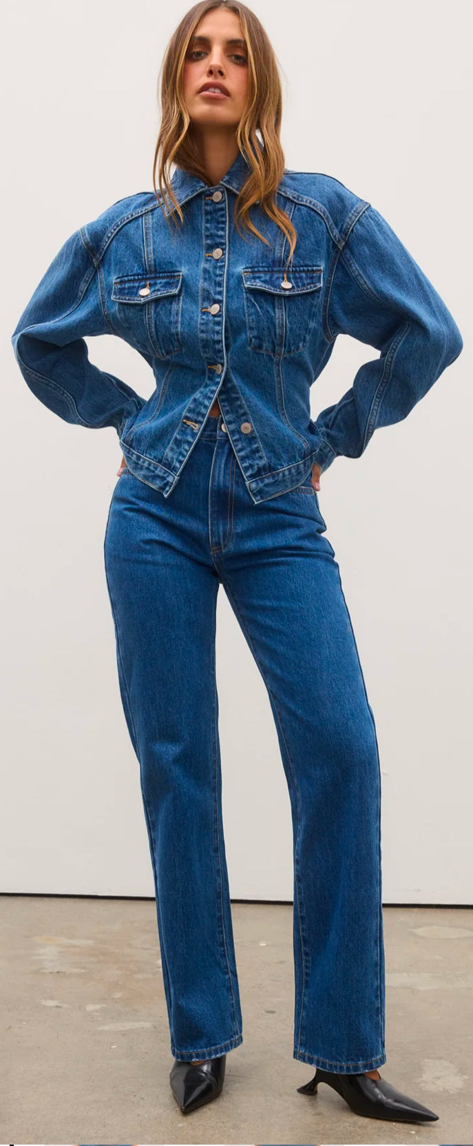 BAYSE The Heidi Jeans - Denver Blue