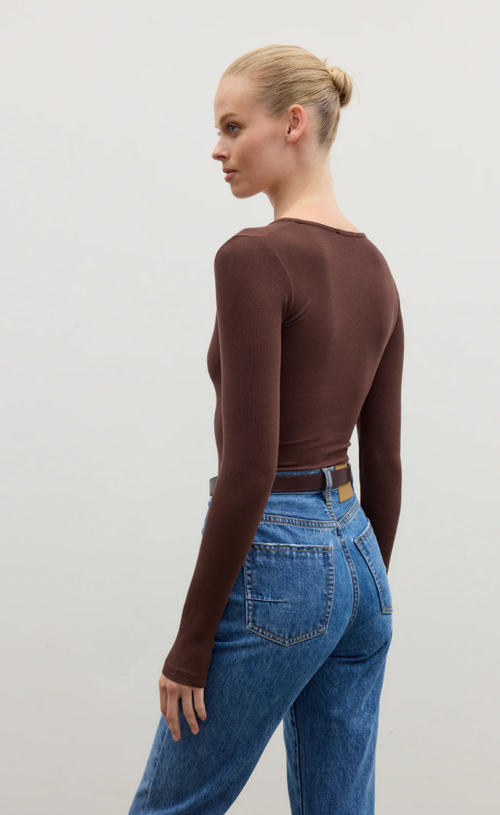 BAYSE Lara Bodysuit - Chocolate