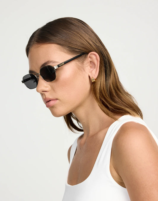 The Blake Banbé Sunglasses - Silver Smoke