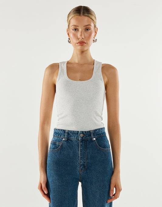 Madison The Label Blake Tank - Grey
