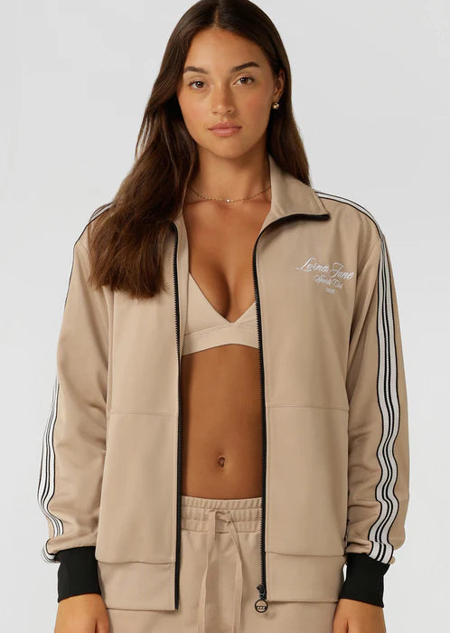 LORNA JANE Retro Track Zip Through Jacket