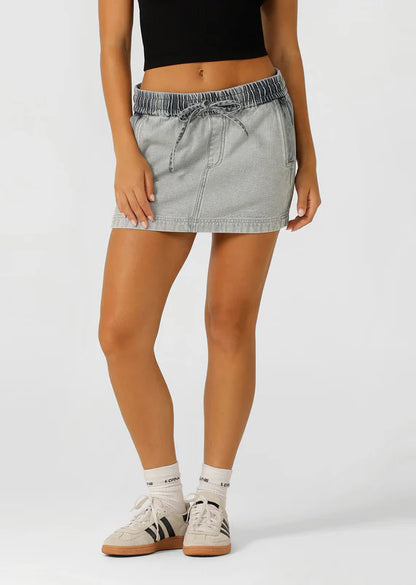 LORNA JANE Two Tone Denim Flashdance Skirt