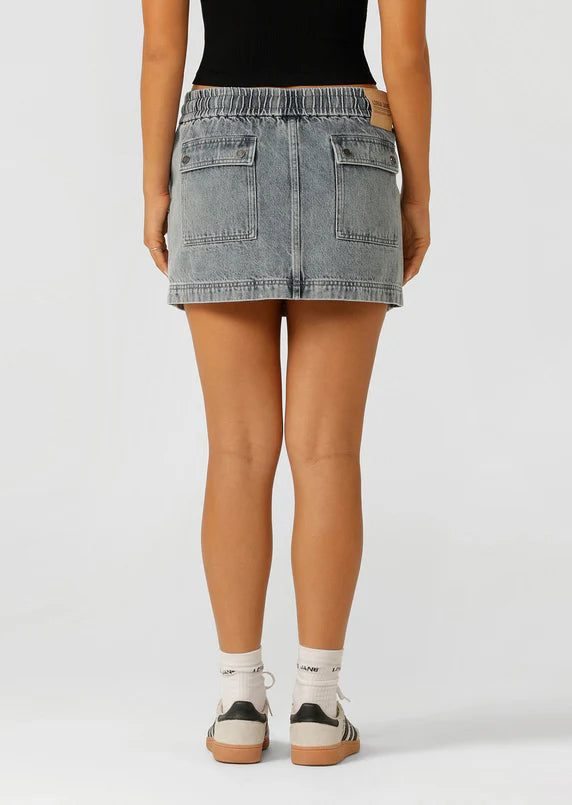 LORNA JANE Two Tone Denim Flashdance Skirt