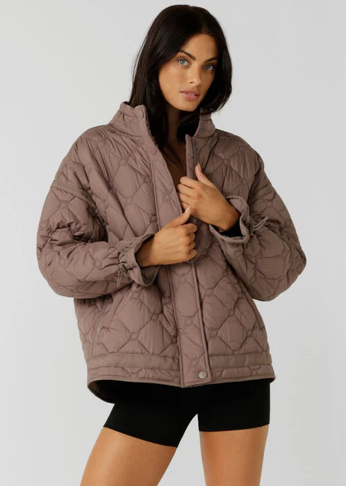 LORNA JANE Comfort Zone Quilted Jacket