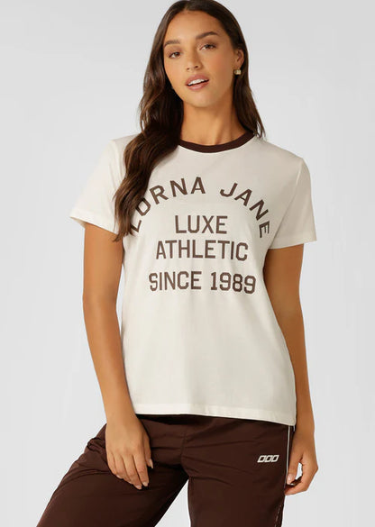 Lorna Jane Lotus Heritage Ringer T-Shirt
