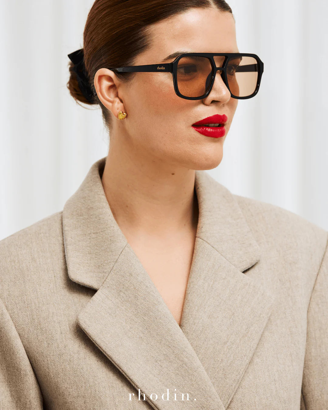 RHODIN Smokey Topaz Sunglasses