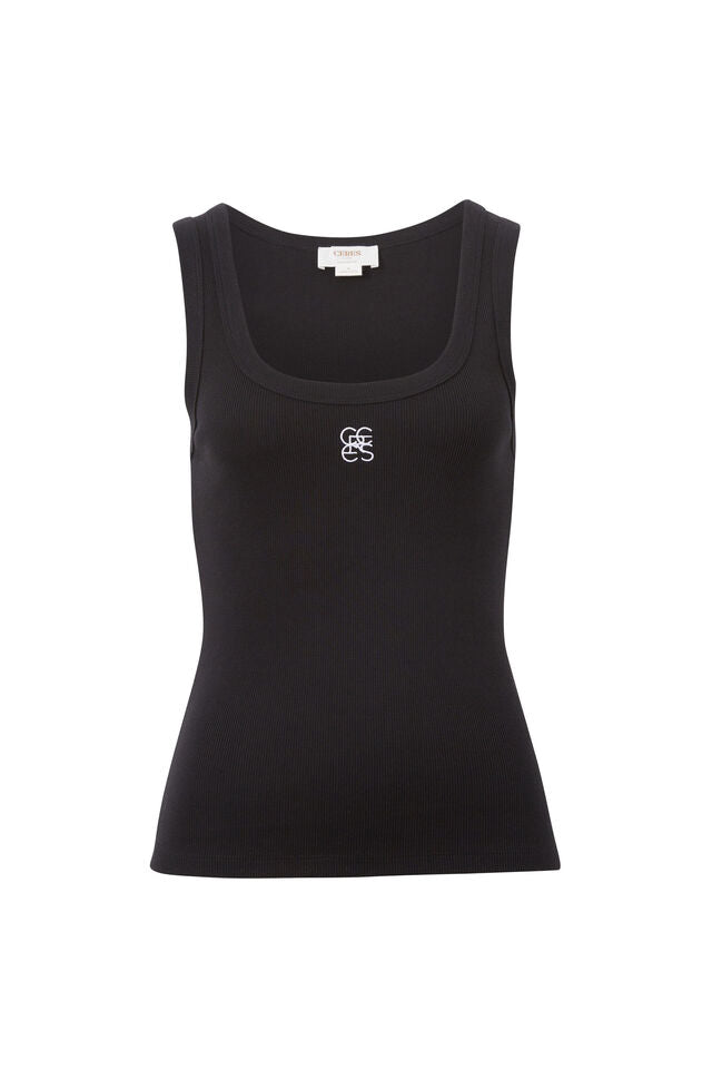 CERES Zoe Contour Rib Scoop Tank