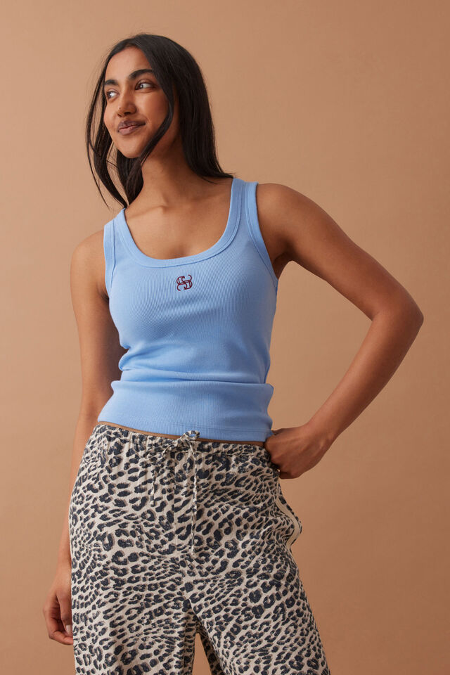CERES Zoe Contour Rib Scoop Tank