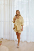 CERES - PETA OVERSIZED SHIRT/FADED SUN CHECK