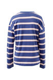 CERES LIFE Scout Slouchy Long Sleeve Tee - washed navy/pink clay