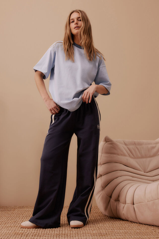 CERES Gigi Wide Leg Terry Trackpant