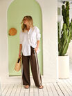 CERES LIFE Gigi Wide Leg Terry Trackpant