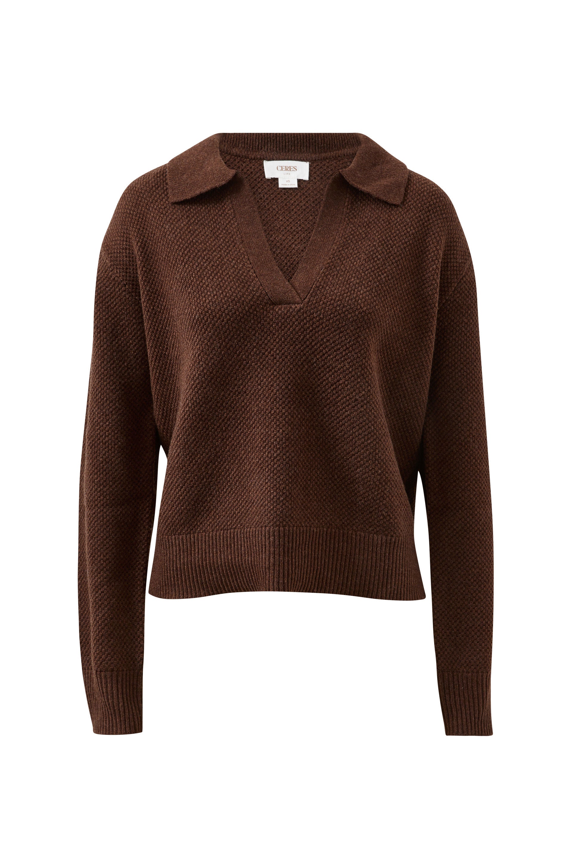 CERES Kira Collared Knit