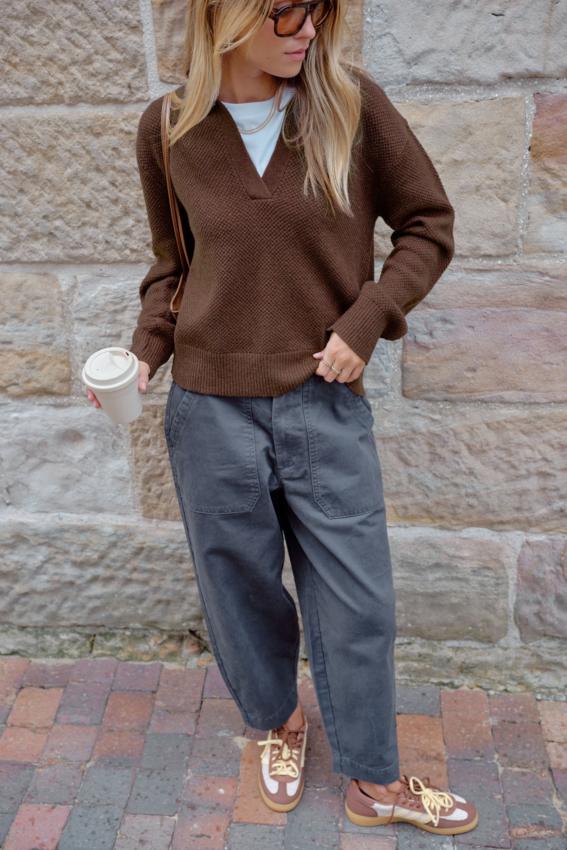 CERES Kira Collared Knit