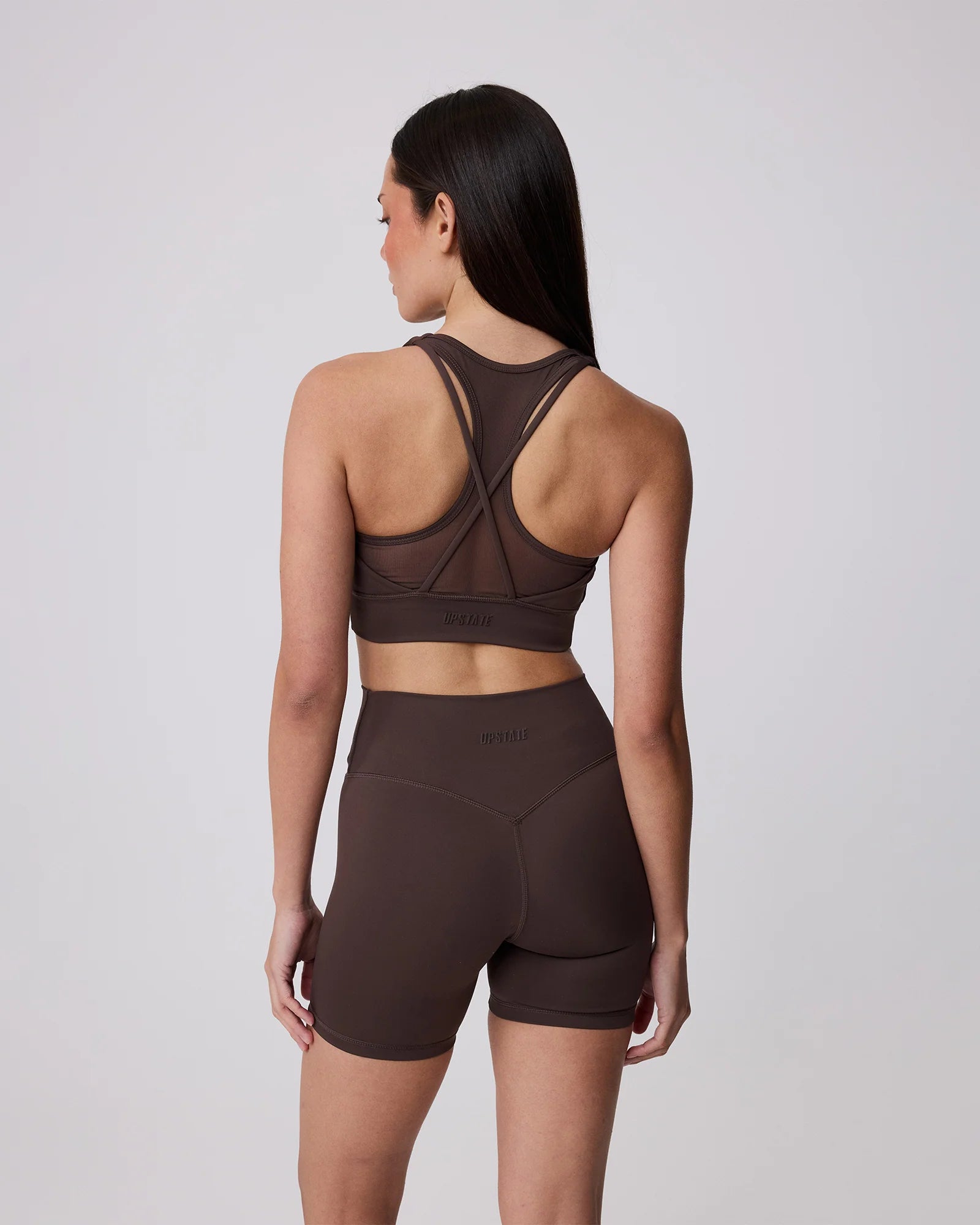 UPSTATE SPORT Contour+ 5inch Panel Bike Short - Ground Coffee