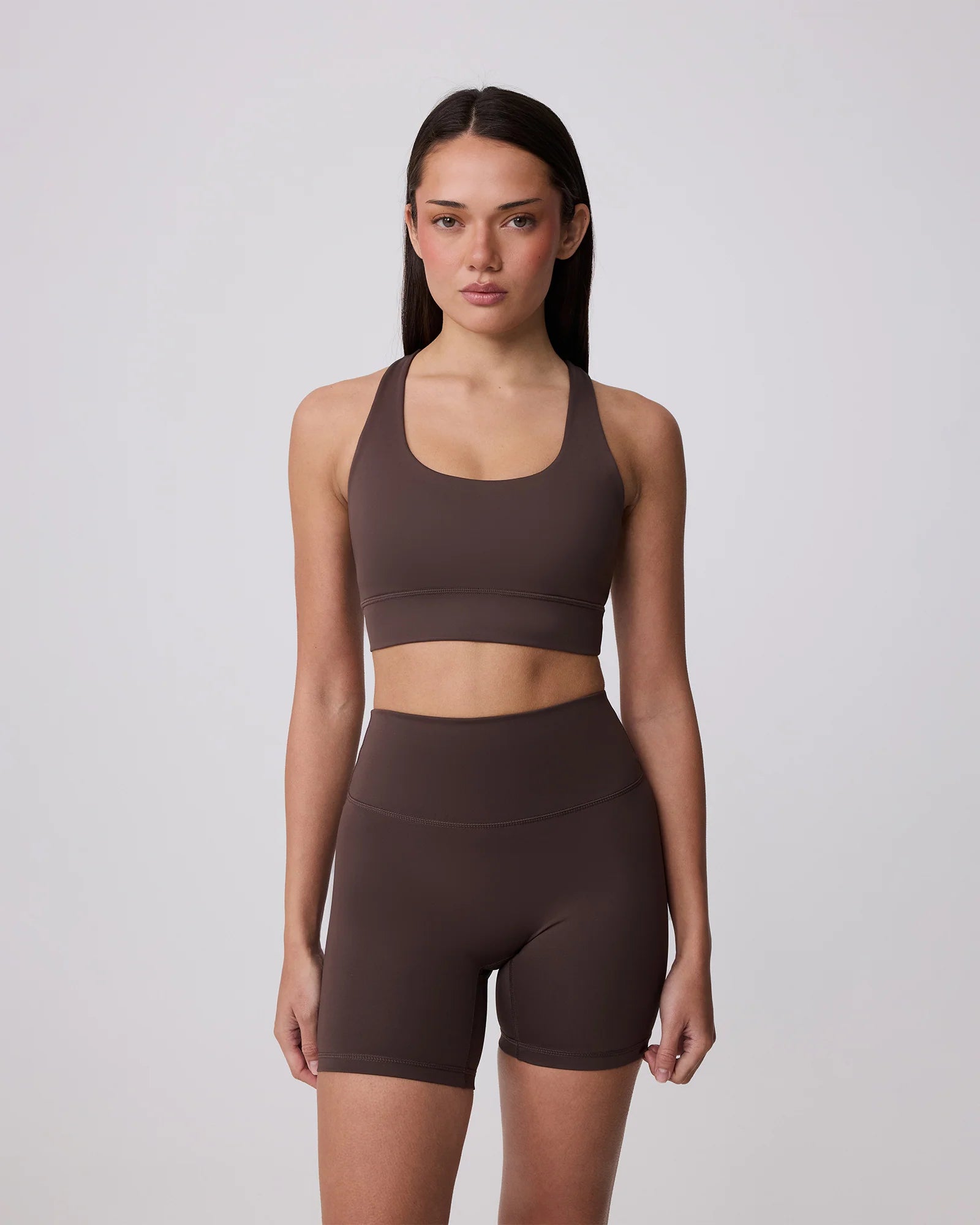 UPSTATE SPORT Contour+ 5inch Panel Bike Short - Ground Coffee