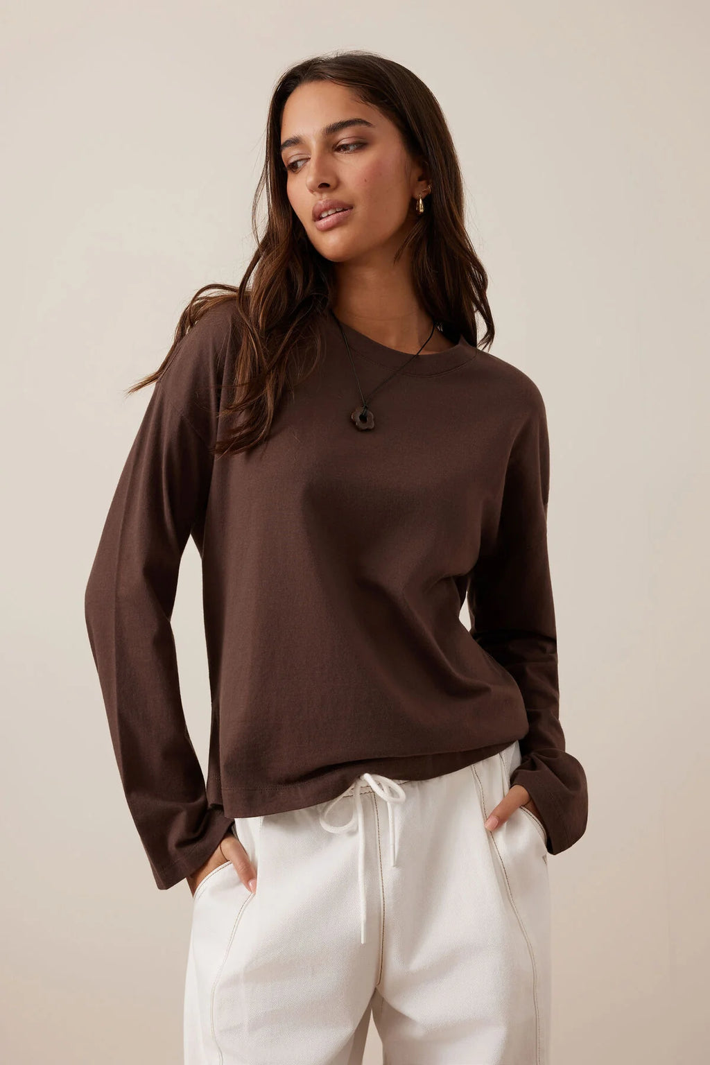 CERES LIFE Scout Slouchy Long Sleeve Tee