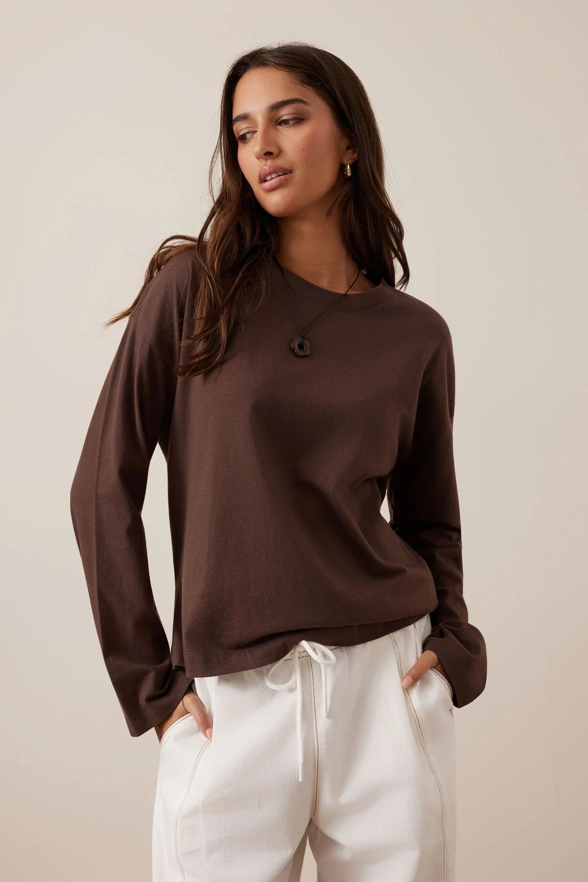 CERES LIFE Scout Slouchy Long Sleeve Tee