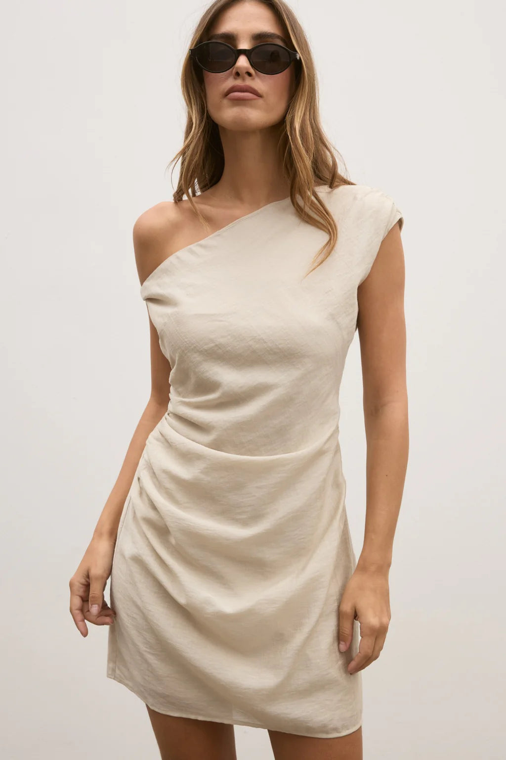 BAYSE Amaya Mini Dress - Sand