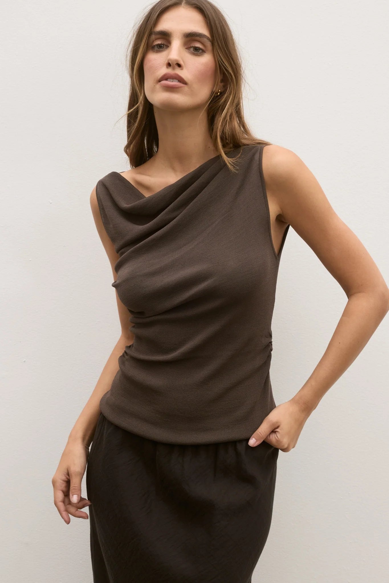 BAYSE MONET TOP - SLATE