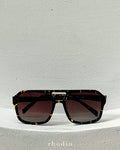 RHODIN - Smoky Dark Tort Sunglasses - LUXE RANGE