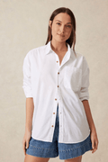 CERES - Peta oversized shirt/ white organic cotton