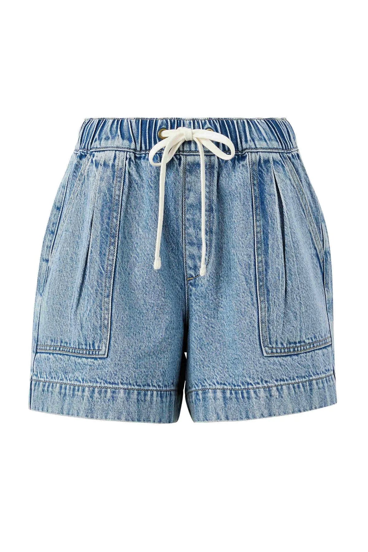 CERES - DARCY RELAXED EVERYDAY SHORT/WASHED VINTAGE BLUE
