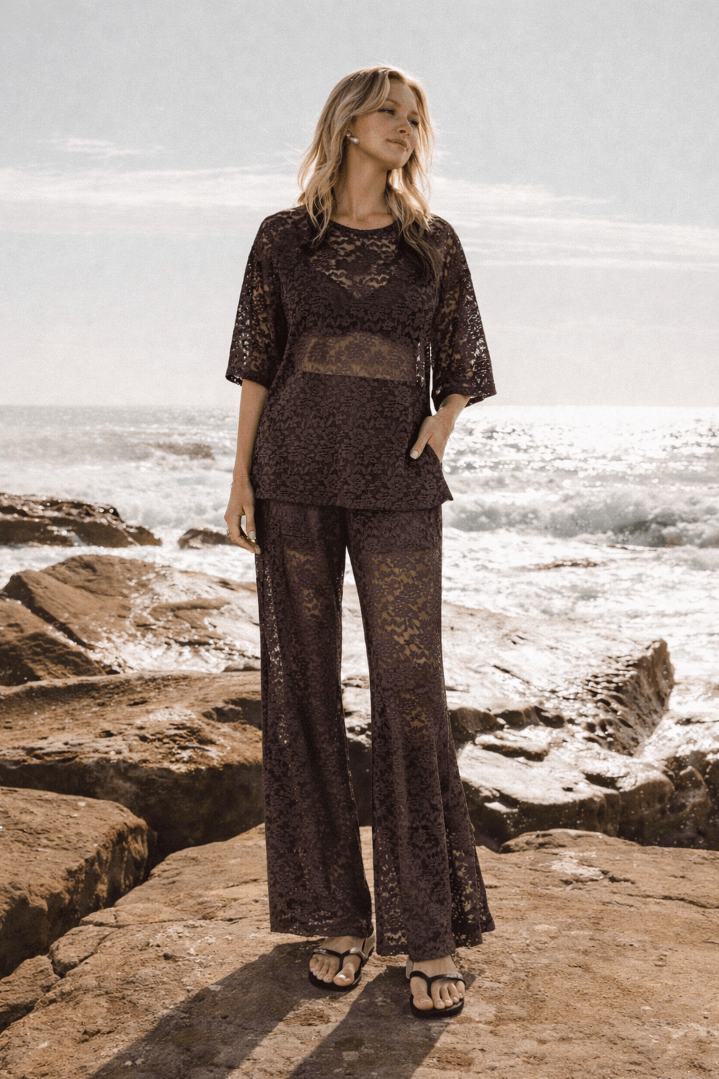 BTL The Label - Desi Lace Top