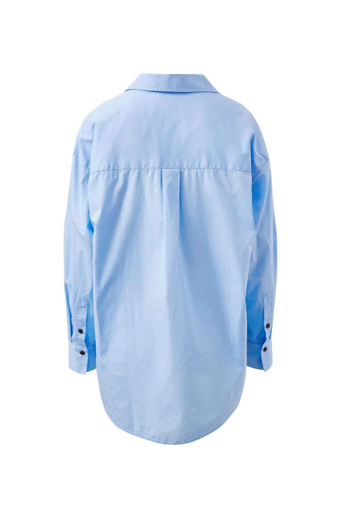 CERES - Peta Oversized Shirt/Sky Blue