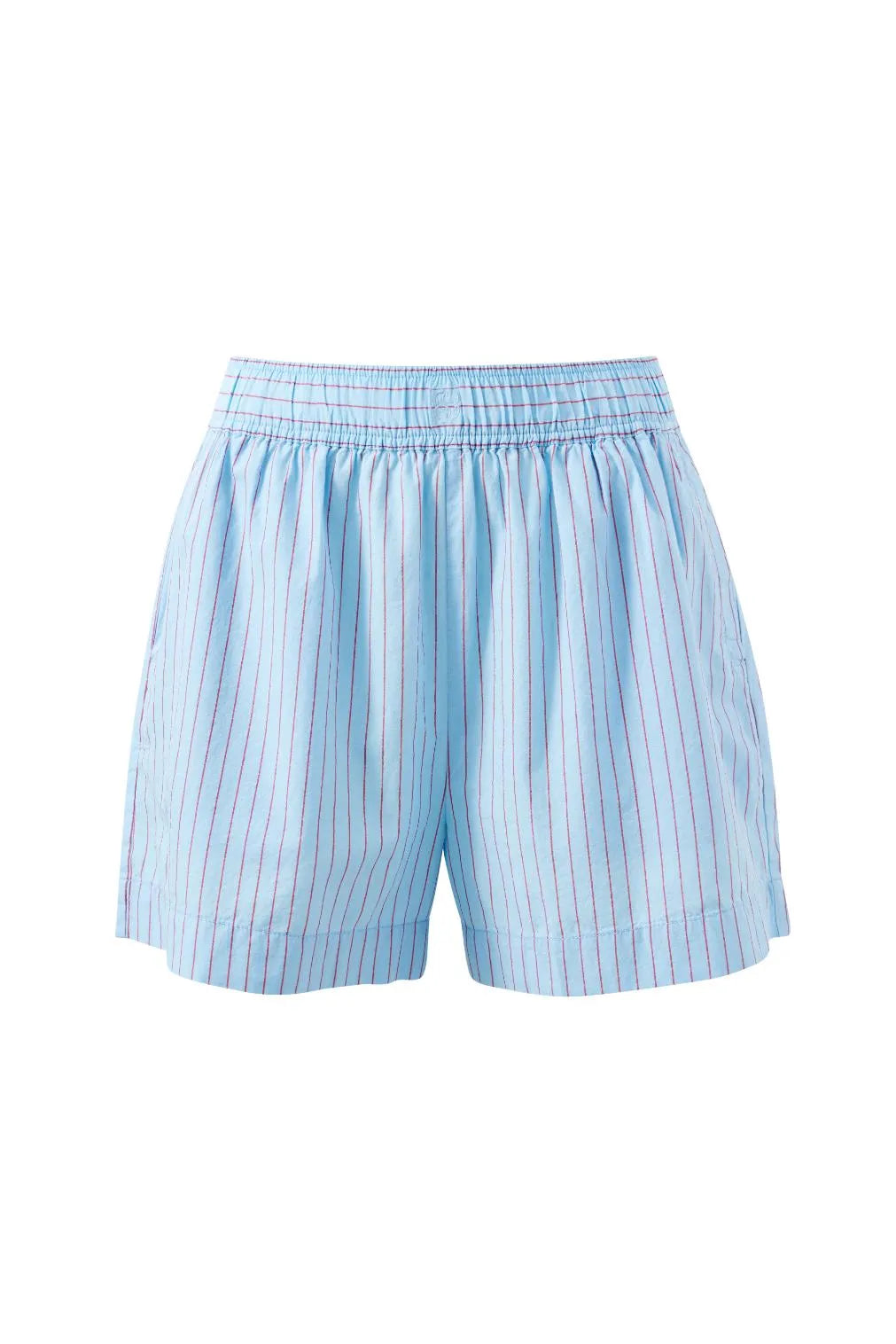 CERES - MILA SHORT/FRESH BLUE/RED MINI STRIPE