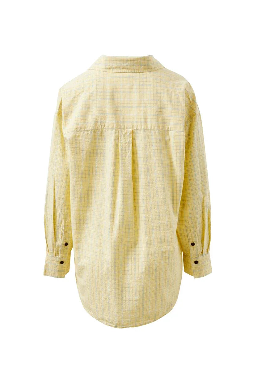 CERES - PETA OVERSIZED SHIRT/FADED SUN CHECK
