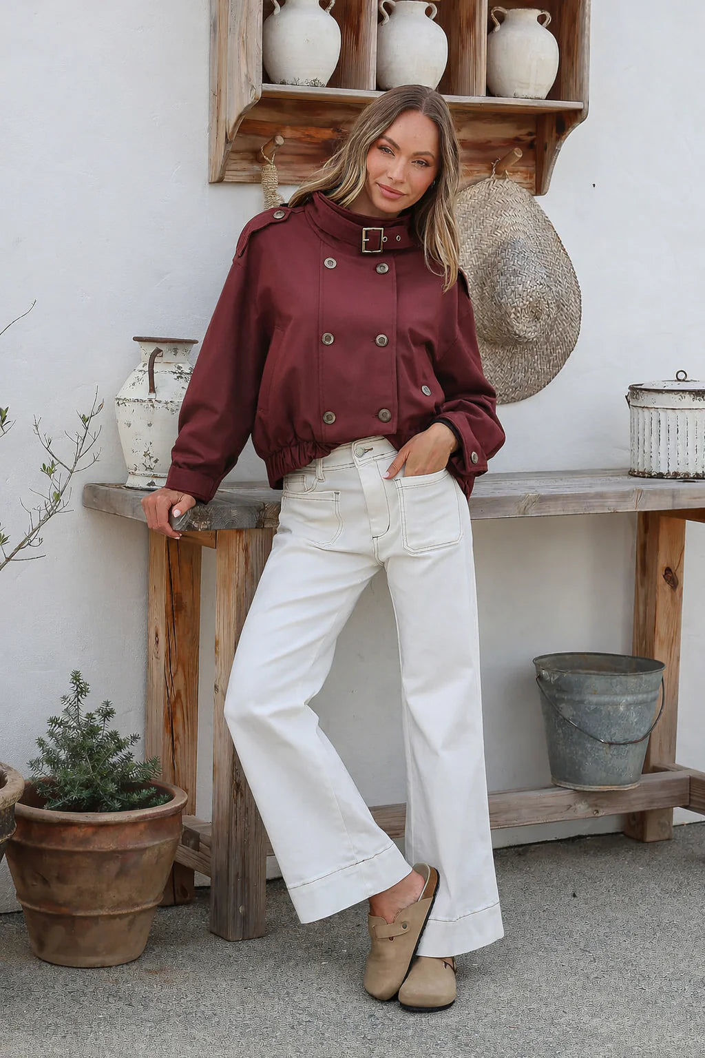 BTL Vine Trench Burgundy