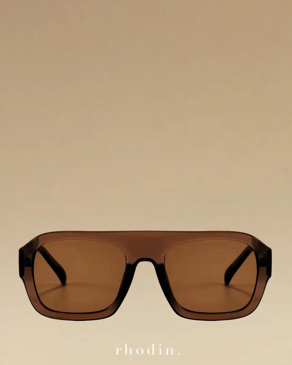 Rhodin Collection Weekend Chocolate Sunglasses