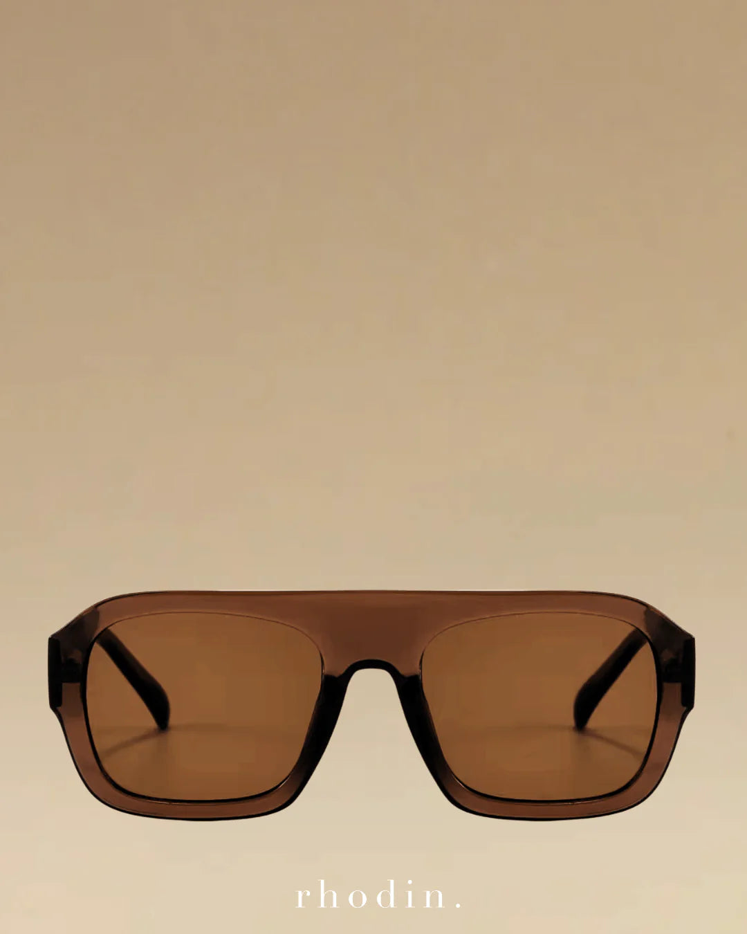 Rhodin Collection Weekend Chocolate Sunglasses