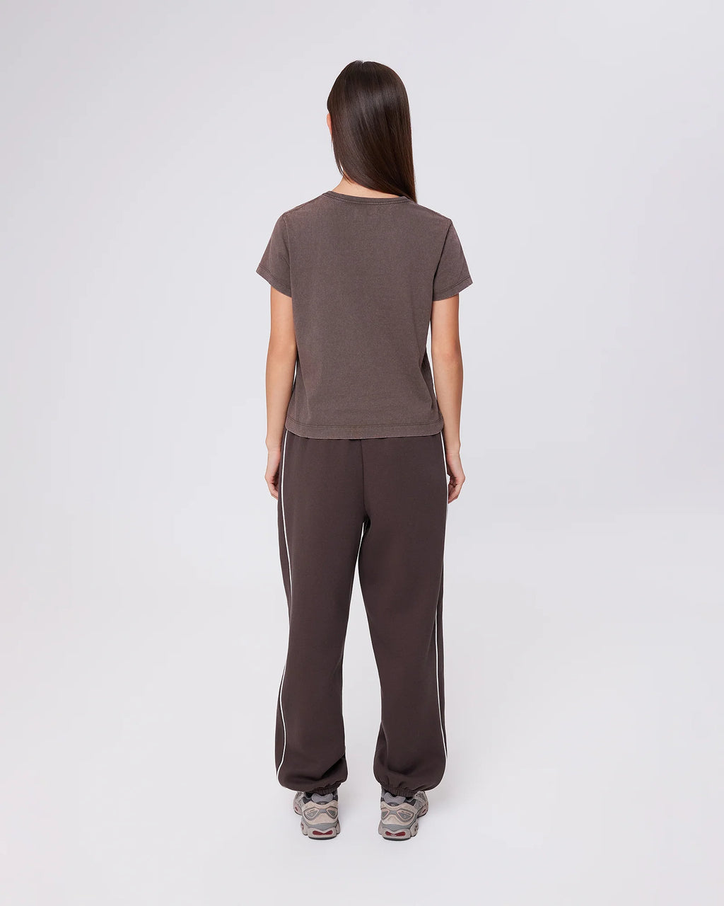 UPSTATE SPORT Urban Box Tee - Washed Ground Coffee