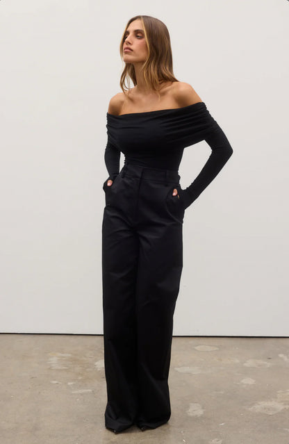 BAYSE Alessandra Top - Black