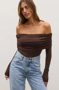BAYSE Alessandra Top - Espresso