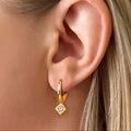 EVER - Axis Huggie Earrings