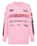 SŚAINT Signature Icon Moto Tee Pink