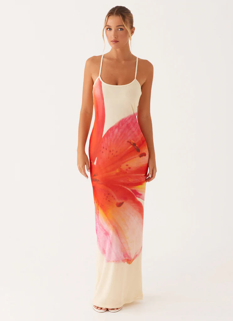 PEPPERMAYO Bad News Mesh Maxi Dress